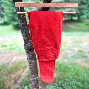 Burnt Orange skinny jeans🔥